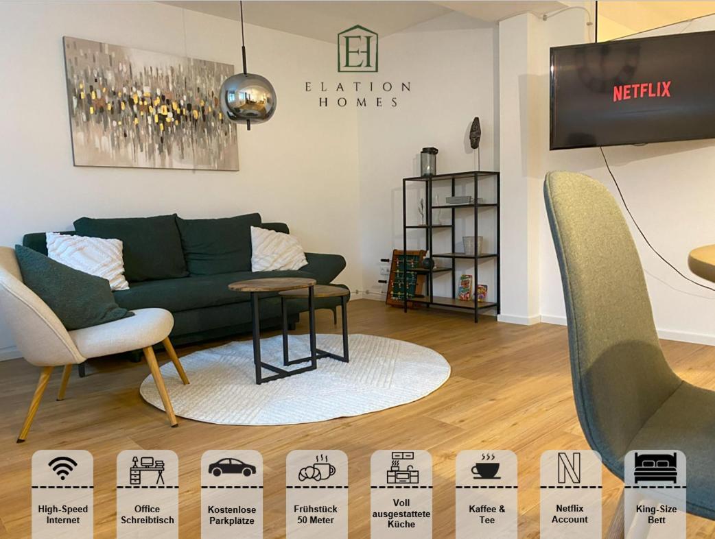 Traumhafte Business & Relax Wohnung Direkt Im Stadtkern Oettingens By Elation Homes Oettingen in Bayern Exteriér fotografie